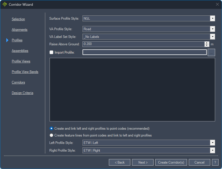idas-corridor-wizard-command screenshot
