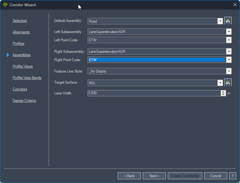 idas-corridor-wizard-command screenshot