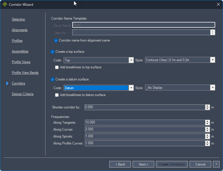 idas-corridor-wizard-command screenshot