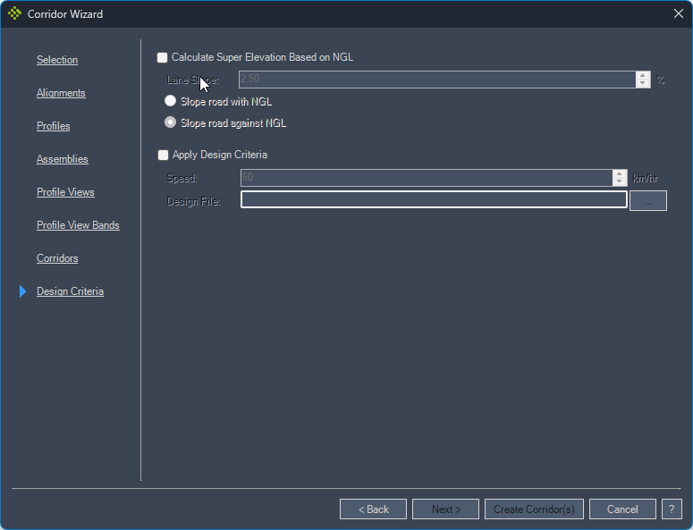 idas-corridor-wizard-command screenshot