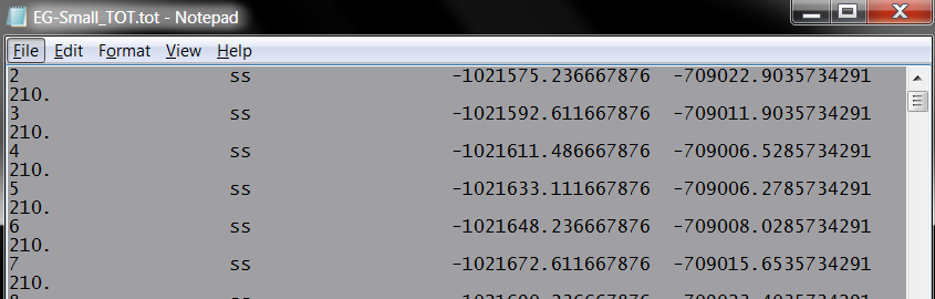 idas-export-tot-command screenshot