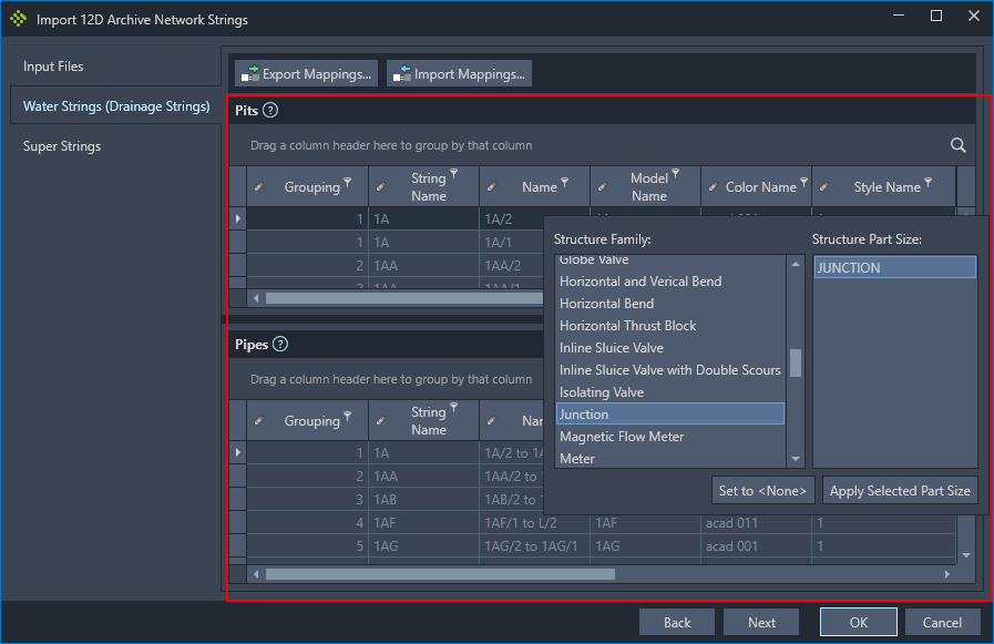 idas-import-12d-network screenshot