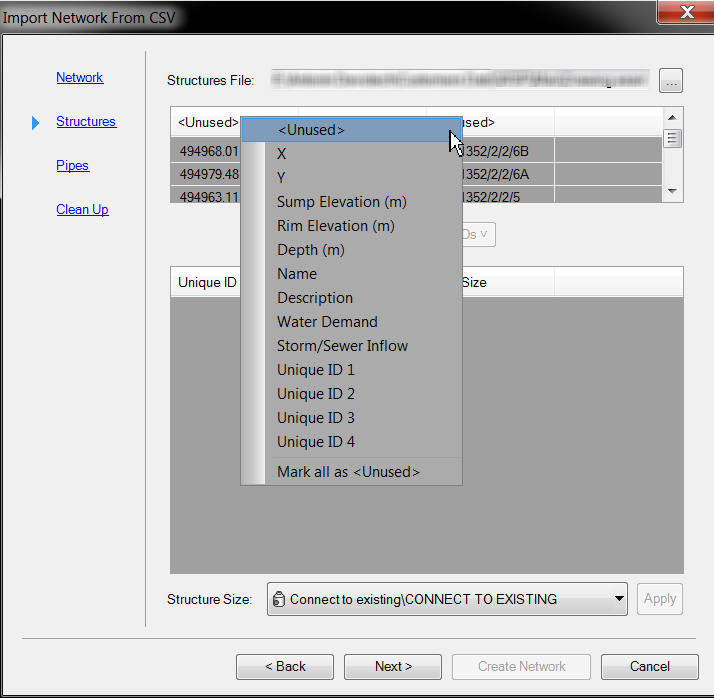 idas-import-csv-nt-network-command screenshot