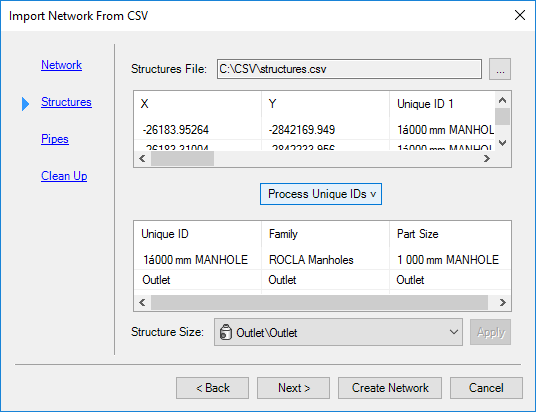 idas-import-csv-nt-network-command screenshot