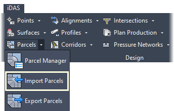idas-import-parcels-command screenshot