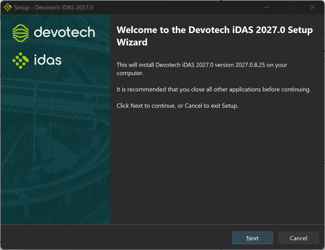 idas-installation-standard-idas-installation-for-standalone-and-cloud-network-license screenshot