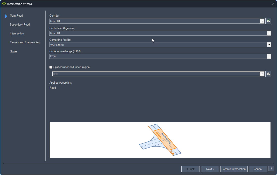 idas-t-intersection-wizard-command screenshot