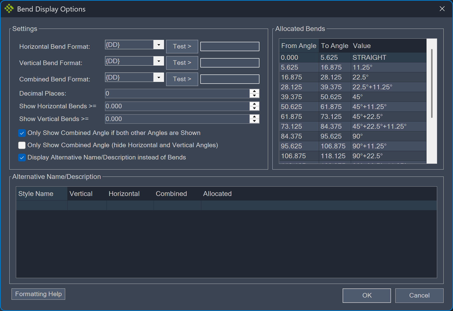 idas-update-bends-command screenshot
