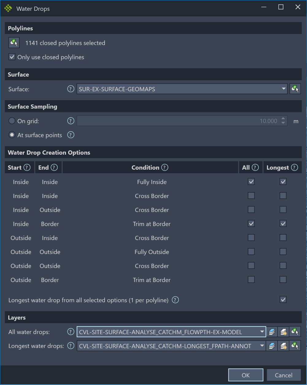 idas-water-drops-command screenshot